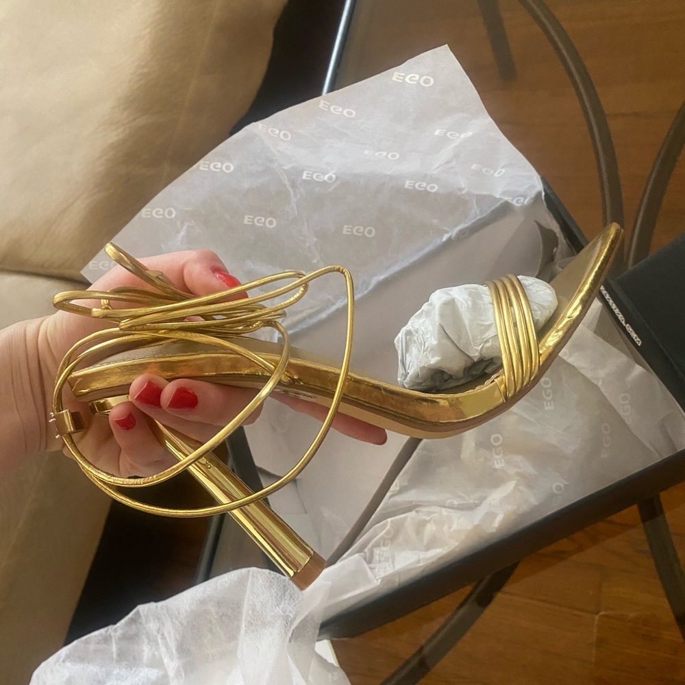 Golden Ego heels